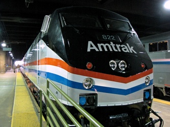 Amtrak locomotive 822