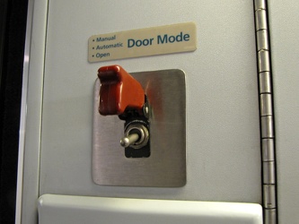 Acela Express door mode switch