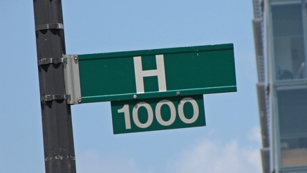 H Street NW street sign