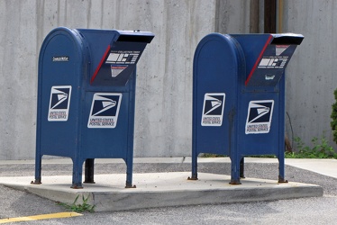 Mailboxes at Durham post office