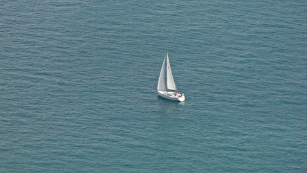 Sailboat on Lake Michigan