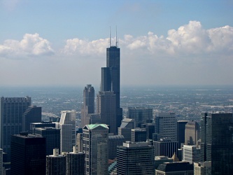 View from John Hancock Center, facing southwest