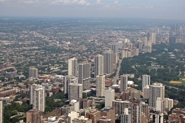 View from John Hancock Center, facing northwest