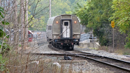 Westbound Cardinal train departing Staunton, Virginia [03]