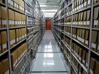 Shelves at Archives II