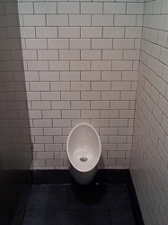 Urinal at Shake Shack in Dupont Circle