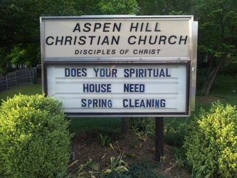 "Does your spiritual house need spring cleaning?"