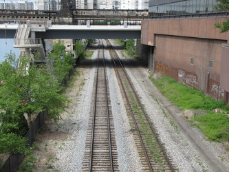 Railroad tracks in Philadelphia