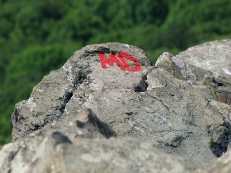 Graffiti on Humpback Rock