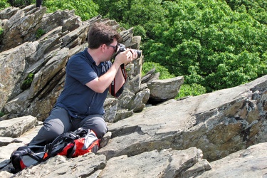 Photographer on Humpback Rock