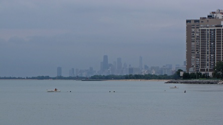 View of Chicago from Touhy Beach