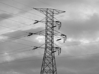 Power lines near Gary, Indiana