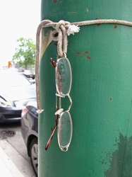 Glasses on a rope