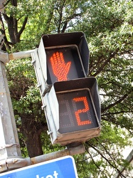 Pedestrian signal at 7th Street and Pennsylvania Avenue SE