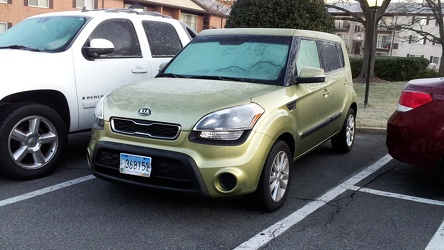 Frost on a Kia Soul