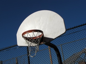 Basketball goal at Stead Park