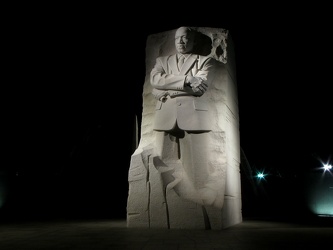 Martin Luther King, Jr. Memorial at night [02]