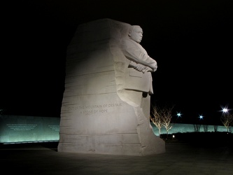 Martin Luther King, Jr. Memorial at night [03]