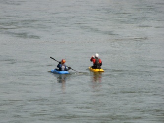 Kayakers on the James River