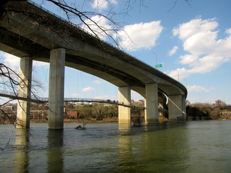 Robert E. Lee Memorial Bridge and Belle Isle pedestrian bridge [01]