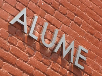 Alume signage