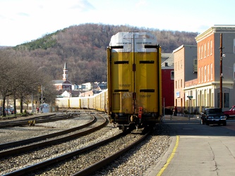 End of a CSX freight train