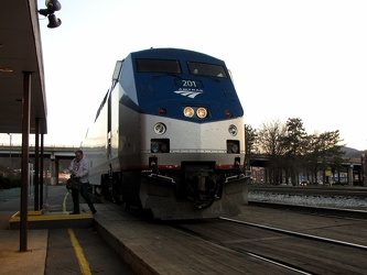 Amtrak locomotive 201