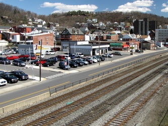 Railroad tracks through Cumberland