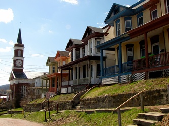 Painted houses on Bedford Street [03]