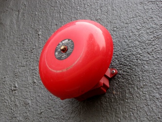 System Sensor fire alarm bell