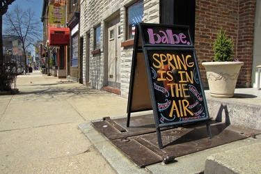 Sidewalk on 1700 block of Aliceanna Street