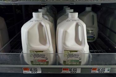 Cartons of Nature's Promise milk