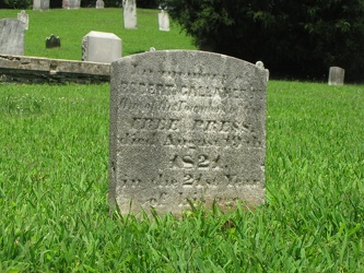 Weathered headstone