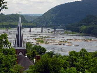 View of Potomac River from hiking trail