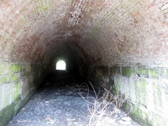 Tunnel beneath railroad tracks