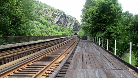 Railroad tracks at Harpers Ferry Amtrak station [01]