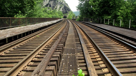 Railroad tracks at Harpers Ferry Amtrak station [03]