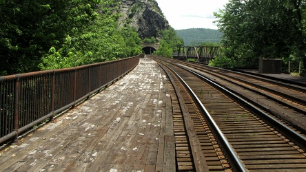 Railroad tracks at Harpers Ferry Amtrak station [05]