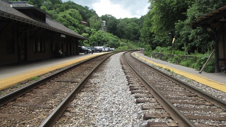 Railroad tracks at Harpers Ferry Amtrak station [06]