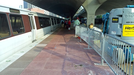 Silver Spring station, facing inbound