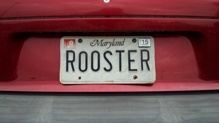 "ROOSTER" license plate