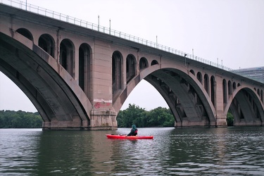 Key Bridge, viewed from the river [02]