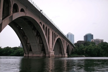 Key Bridge, viewed from the river [03]