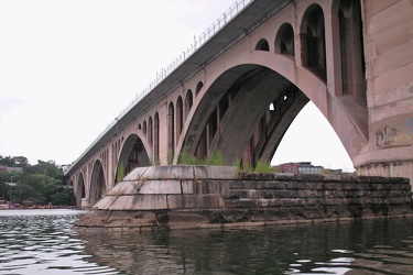 Key Bridge, viewed from the river [04]