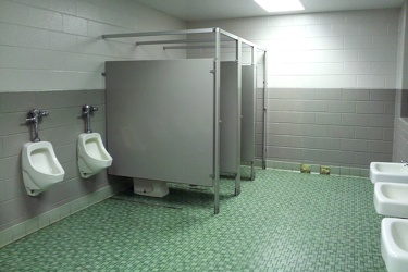 Boys' restroom at Stuarts Draft Middle School