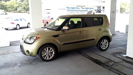 Kia Soul at the dealership