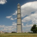 Washington Monument in scaffolding, September 5, 2013