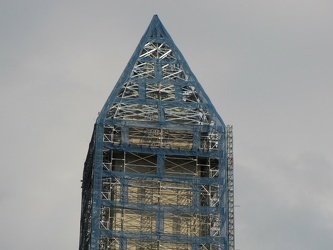 Detail of the Washington Monument's scaffolding, viewed from the west [01]