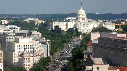 View down Pennsylvania Avenue NW from the Old Post Office Tower [02]