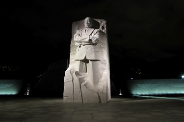 Martin Luther King, Jr. Memorial at night [04]